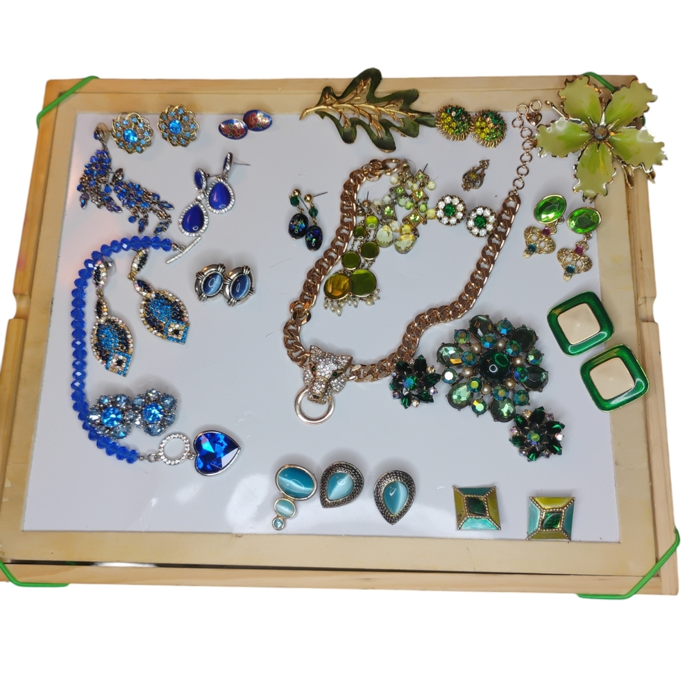 Vibrant Multicolor Earring Set